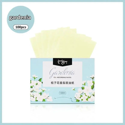 100 sheets Face Oil Absorbing Paper Oil Blotting Paper Oil Control Facial Cleansing Face Wipes Men Women Beauty Makeup Tools Acc by All Mart Bristol Ltd