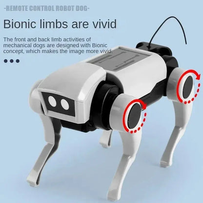 Rc Robot Children's Remote Control Mechanical Dog Toy Science Teaching Diy Assembling Model Electric Set Toys for Boys Kids Gift by All Mart Bristol Ltd