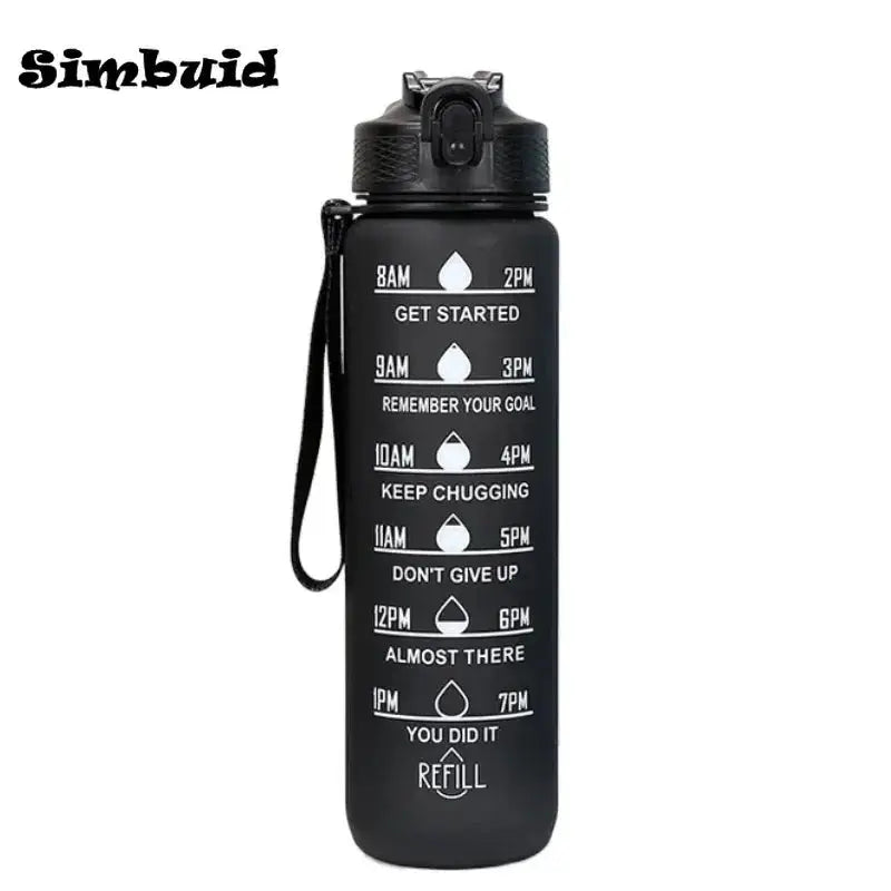 1L Water Bottle Portable Sport Water Bottle Pretty Drink Bottle Leakproof Gym Water Bottle for Outdoor Travel Fitness Cycling by All Mart Bristol Ltd