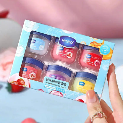 4/6/8pcs Fruit Series Lip Balm Set Moisturizing Hydrating Non-sticky Anti-Cracked Lip Mask Lip Balm for Lips Care by All Mart Bristol Ltd