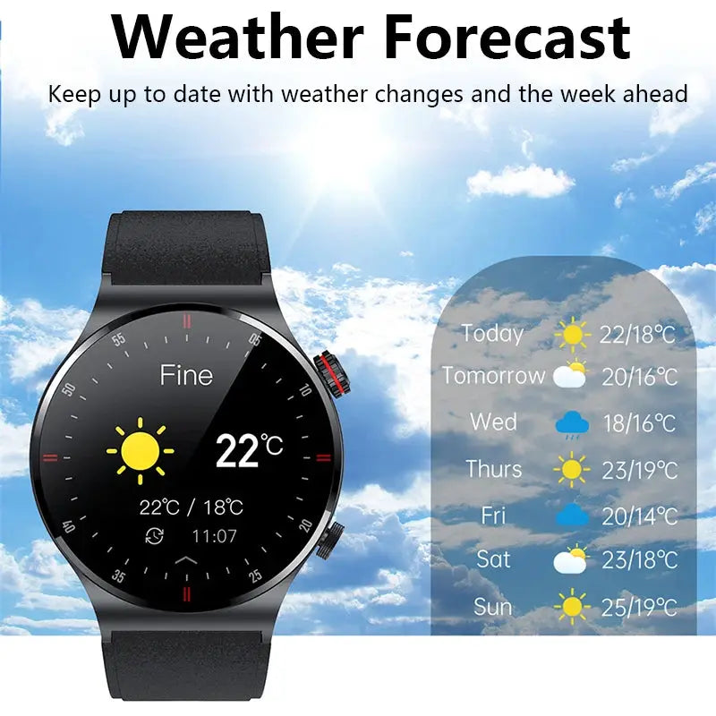 2023 New Bluetooth Call Smart watch Men Full touch Screen Sports fitness watch Bluetooth is Suitable For Android ios Smart watch by All Mart Bristol Ltd