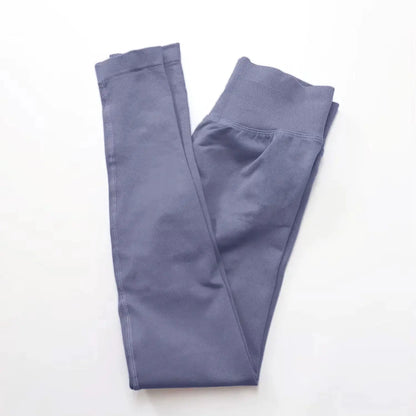 NCLAGEN Seamless Leggings Sports Women Gym Wear Clothes Outfit Yoga Pants Squat Proof Fitness Running Scrunch Bum Tights by All Mart Bristol Ltd