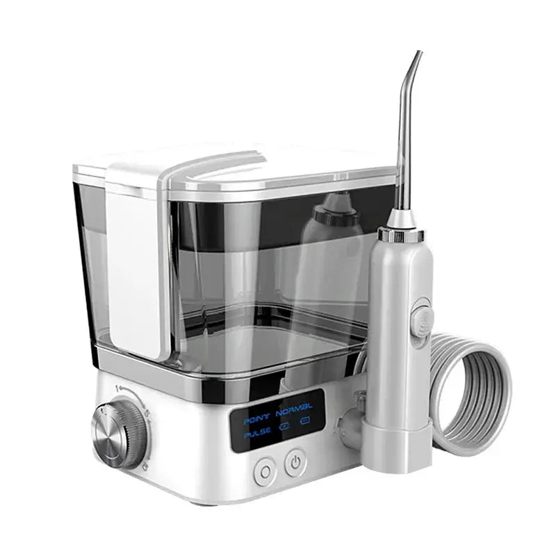 Oral Irrigator Multifunctinal Flosser Tooth Cleaner 600ml Electric Dental Oral Hygiene Water Nozzles 10 Modes 4 Jet Tips IPX7 by All Mart Bristol Ltd