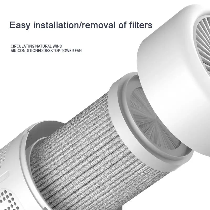 Mini Desktop Air Purifier HEPA Filter With Negative Ion Technology Eliminates Formaldehyde Odors Smoke And Dust Particles by All Mart Bristol Ltd