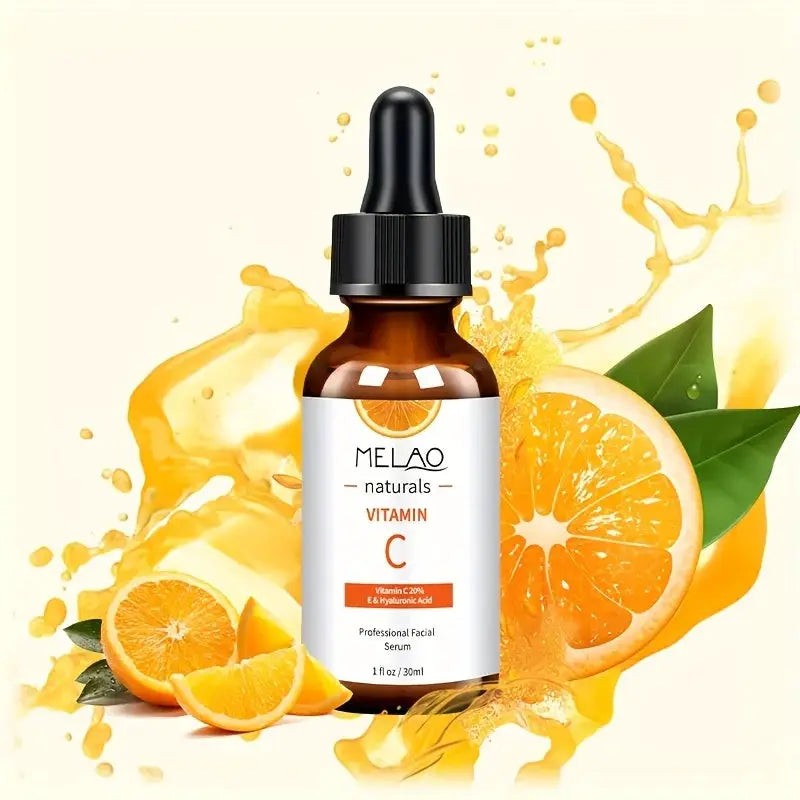 MELAO VITAMIN C SERUM Facial Serum with Vitamin C, Hyaluronic Acid, Vitamin E & More – Brightening Serum Even Skin Tone by All Mart Bristol Ltd