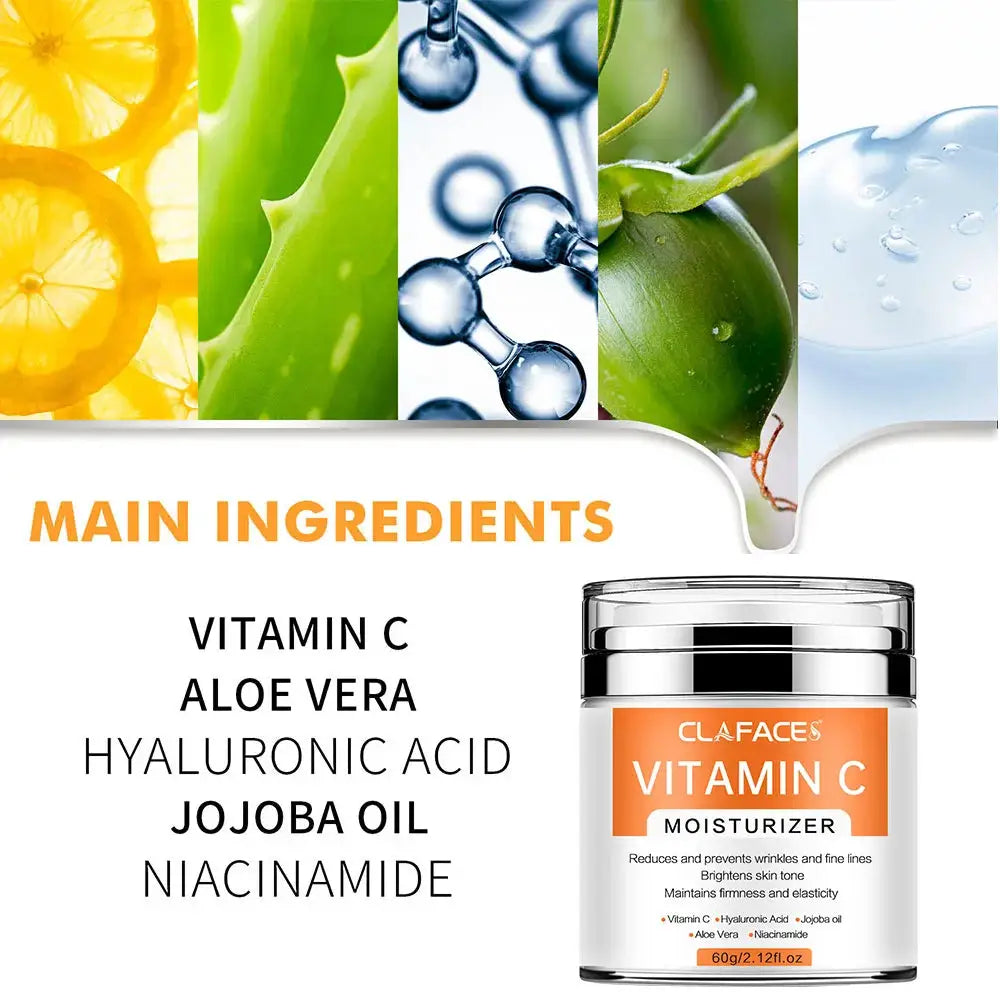 Retinol Face Cream Anti-wrinkle Anti-aging Moisturizing Hyaluronic Acid Vitamin C Facial Cream Skincare Face Whitening Creams by All Mart Bristol Ltd