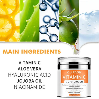 Retinol Face Cream Anti-wrinkle Anti-aging Moisturizing Hyaluronic Acid Vitamin C Facial Cream Skincare Face Whitening Creams by All Mart Bristol Ltd