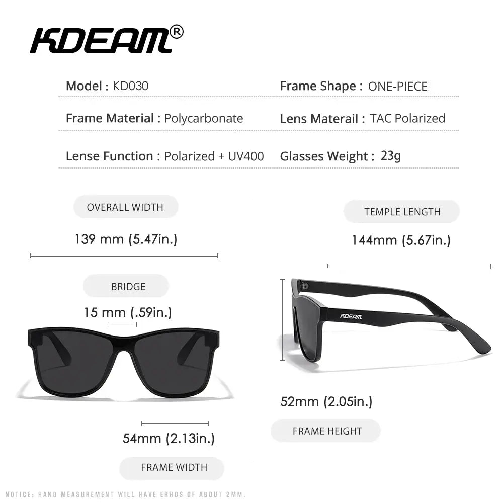 KDEAM Lifestyle Women Men's Sunglasses Polarized Functional Lens Color Enhancing Polarization Sun Glasses Anti-Glare Sunglass by All Mart Bristol Ltd