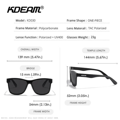 KDEAM Lifestyle Women Men's Sunglasses Polarized Functional Lens Color Enhancing Polarization Sun Glasses Anti-Glare Sunglass by All Mart Bristol Ltd