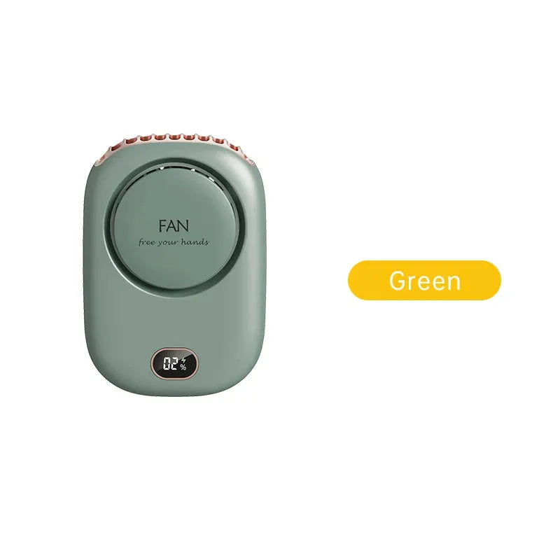 Vissko Portable Bladeless Hanging Neck Fan USB Rechargeable by All Mart Bristol Ltd