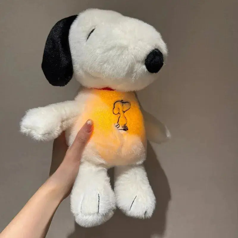 2025 Glowing Breathing Snoopy Plush Toy Baby Sleep Aid Cute Calming Stuffed Animal Kids Bedtime Gift by All Mart Bristol Ltd