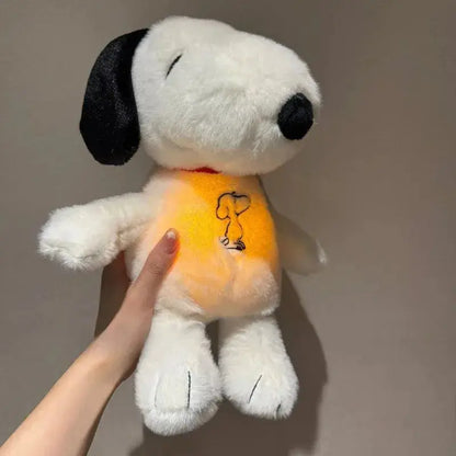 2025 Glowing Breathing Snoopy Plush Toy Baby Sleep Aid Cute Calming Stuffed Animal Kids Bedtime Gift by All Mart Bristol Ltd