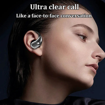Bluetooth 5.4 Ear Hook Headphones TWS Wireless Earphones HiFi Stereo Waterproof Headsets LED Display Long Standby Touch Earbuds by All Mart Bristol Ltd