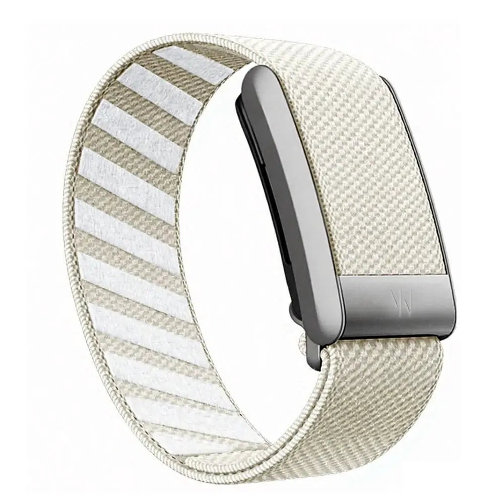 New suitable for whoop4.0 nylon strap woven elastic sports replacement wristband with U-shaped metal frame and letter w by All Mart Bristol Ltd