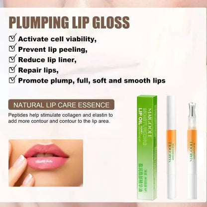 Instant Lip Plumping Gloss Reduce Fine Lines Plumper Serum Exfoliating Lasting Moisturizing Liquid Nourish Sexy Beauty Cosmetics by All Mart Bristol Ltd