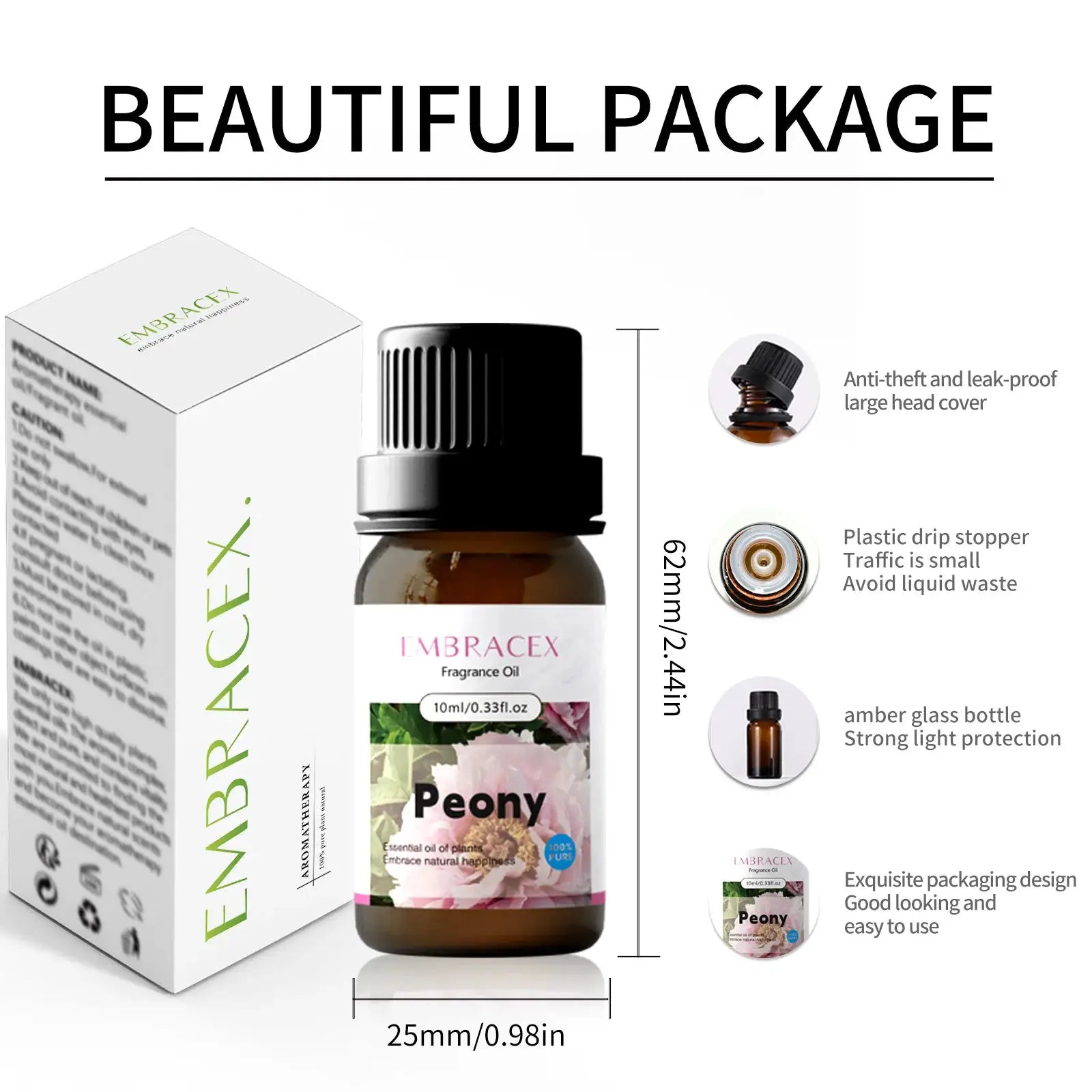 21Type Floral Perfume Oil Flower Fragance Skincare Essential Oils Perfumes Women Body Massage Oil Funny Gifts Mother Day Gift by All Mart Bristol Ltd