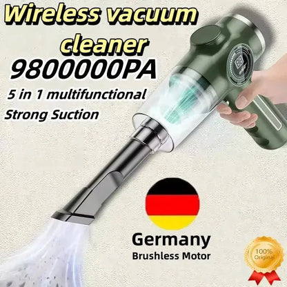 9800000pa Wireless Automobile Handheld Vacuum Cleaner Wet Dry Dual-use High Power Electric Appliance Cleaner Car Home New 2026 by All Mart Bristol Ltd