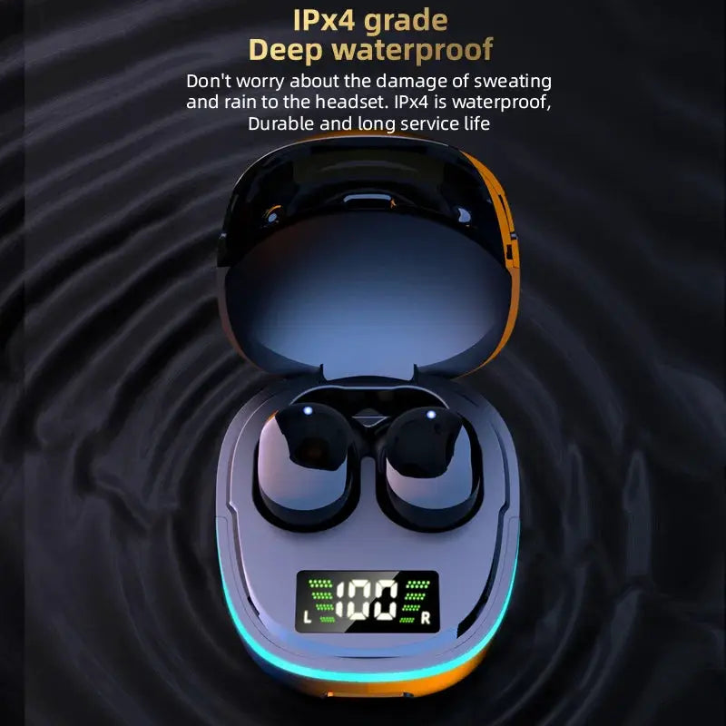 G9S TWS Wireless Bluetooth Headset LED Display Air Pro Earbuds with Mic Wireless Headphones Noise Cancelling Bluetooth Earphones by All Mart Bristol Ltd