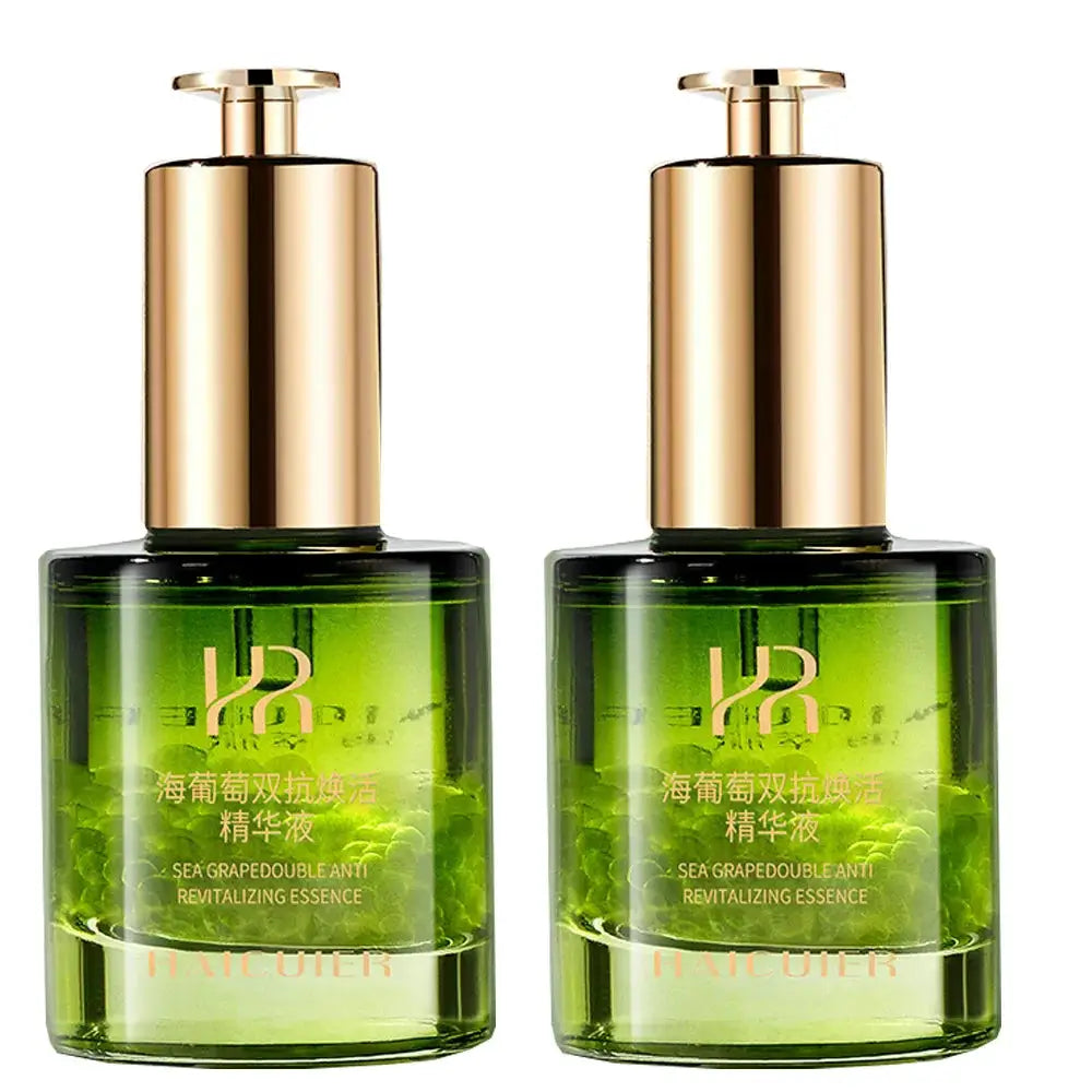 Sea Grape Collagen Peptide Double Anti Revitalizing Essence Oil Skin Care Moisturizing Brighten Anti-Aging Firming Face Serum by All Mart Bristol Ltd