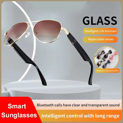 Smart Sunglasses Bluetooth glasses,Wireless HD UV Protective Lens Eyewear Waterproof Speaker,listen to songs, talk sunglasses by All Mart Bristol Ltd