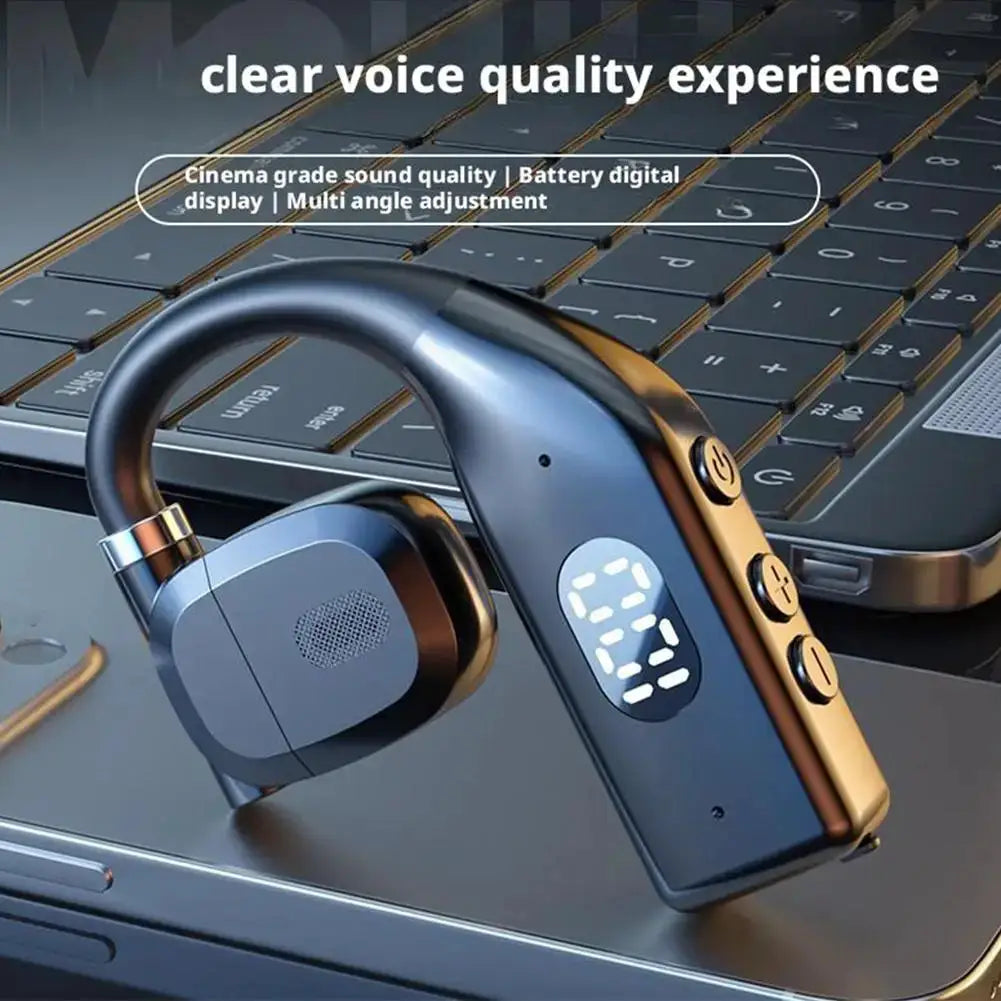 Earhooks Wireless Bluetooth 5.4 Headphones Gaming Sports Headset HiFi Stereo Noise Reduction Earbuds Earphone With Microphone by All Mart Bristol Ltd