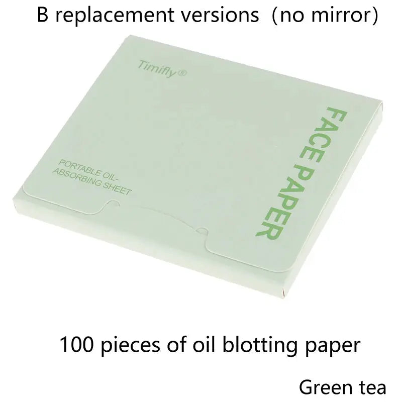 Oil Blotting Sheets With Makeup Puff 100pcs Matting Face Wipes Oil Control Paper Oil-absorbing Cleaning Makeup Tools Skin Care by All Mart Bristol Ltd