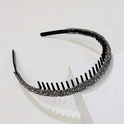 Women Rhinestones Antislip Hairband For Women Sweet Hair Decorate Crystal Headband Hair Band Hoop Fashion Hair Accessories by All Mart Bristol Ltd