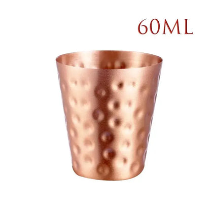 New 100% Copper Cups Pure Solid Moscow Mule PURE Copper Mugs-Shaped 2oz Cocktail Cups Beer Cup Milk Mug Drinkware by All Mart Bristol Ltd