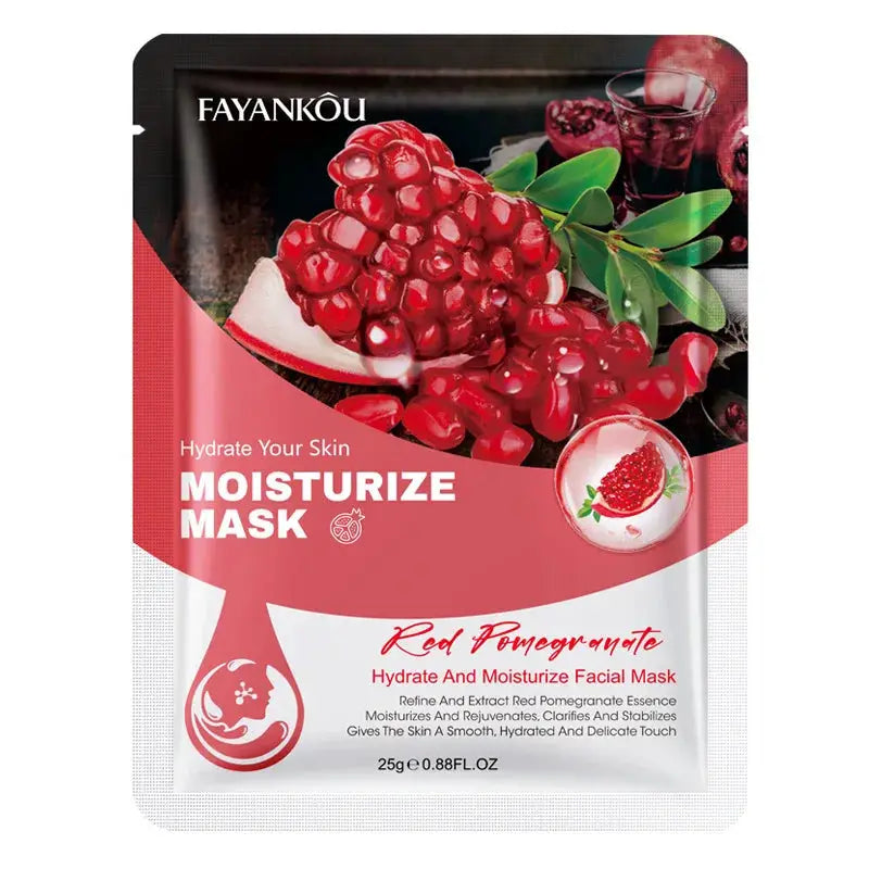 10pcs Fruits Facial Masks For Face Skincare Moisturizing Brightening Hydrating Firming Face Mask Beauty Face Skin Care Products by All Mart Bristol Ltd