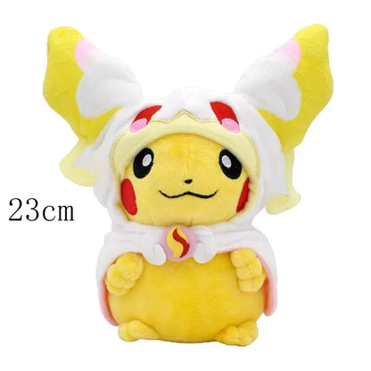 Cos Eevee Pikachu Cosplay Plush Toy Charizard Peluche Snorlax Garchomp Tyranitar Hydreigon Stuffed Animal Doll Plushies Toy Gift by All Mart Bristol Ltd