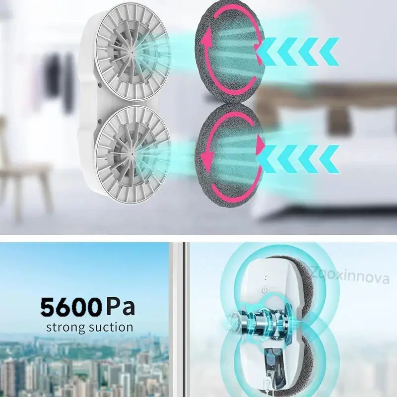 Automatic Smart Robot Window Cleaner with Water Spray by All Mart Bristol Ltd