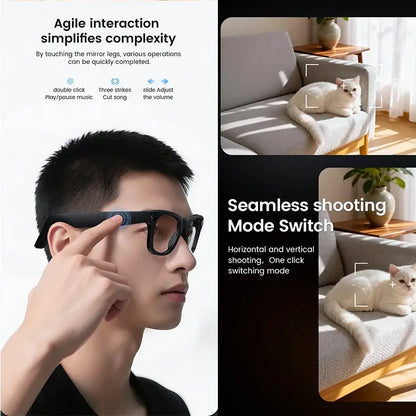 2026 Smart Glasses HD Photo Video OpenAI Record Translation Touch Photochromic Lenses Bluetooth Call Music Multifunction Glasses by All Mart Bristol Ltd