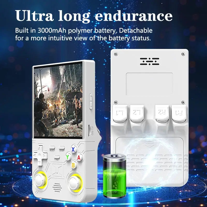 New R36 ultra retro handheld game console 4.0-inch open-source Linux system 128GB portable video player handheld game console by All Mart Bristol Ltd