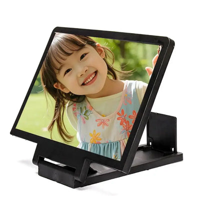 Screen Magnifier HD Screen Magnifying Glass Eye Protection Lightweight Portable Screen Enlarge Magnifier Phone Holder by All Mart Bristol Ltd