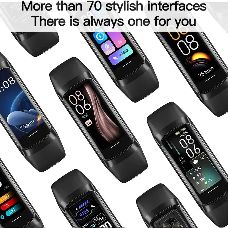 XIAOMI Amoled Smart Watch Smartwatch Band Women Heart Rate Blood Wartch Waterproof Connected Smart Bracelet Sport Tracker by All Mart Bristol Ltd