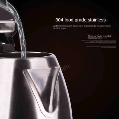2L Electric Kettle Stainless Steel Kitchen Appliances Smart Kettle 1500W Whistle Kettle Samovar Tea Coffee Thermo Pot Gift by All Mart Bristol Ltd