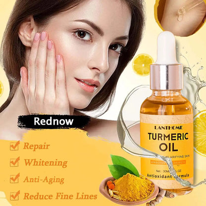 30ml Turmeric Oil Facial Turmeric Serums Deep Moisture Serums Turmeric Freckle Whitening Serum Nourish Smooth Face Skin Care by All Mart Bristol Ltd