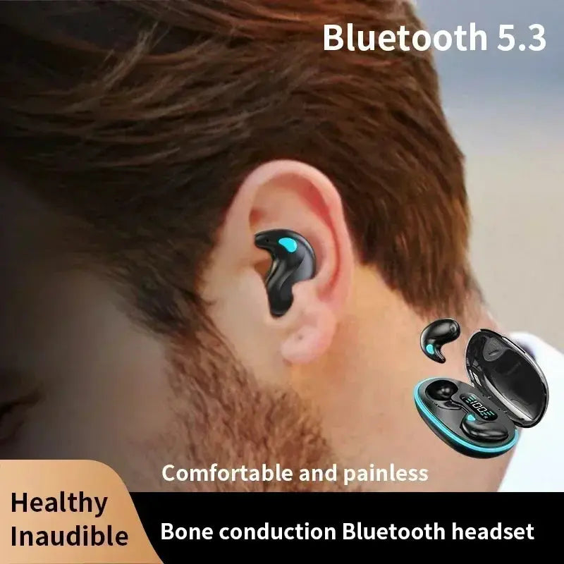 X55 Mini Wireless Earphones Bluetooth Headphones Noise Reduction Sport Game Sleep Bluetooth 50 Earbuds HIFI Stereo Music Headset by All Mart Bristol Ltd
