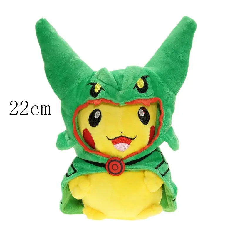 Cos Eevee Pikachu Cosplay Plush Toy Charizard Peluche Snorlax Garchomp Tyranitar Hydreigon Stuffed Animal Doll Plushies Toy Gift by All Mart Bristol Ltd