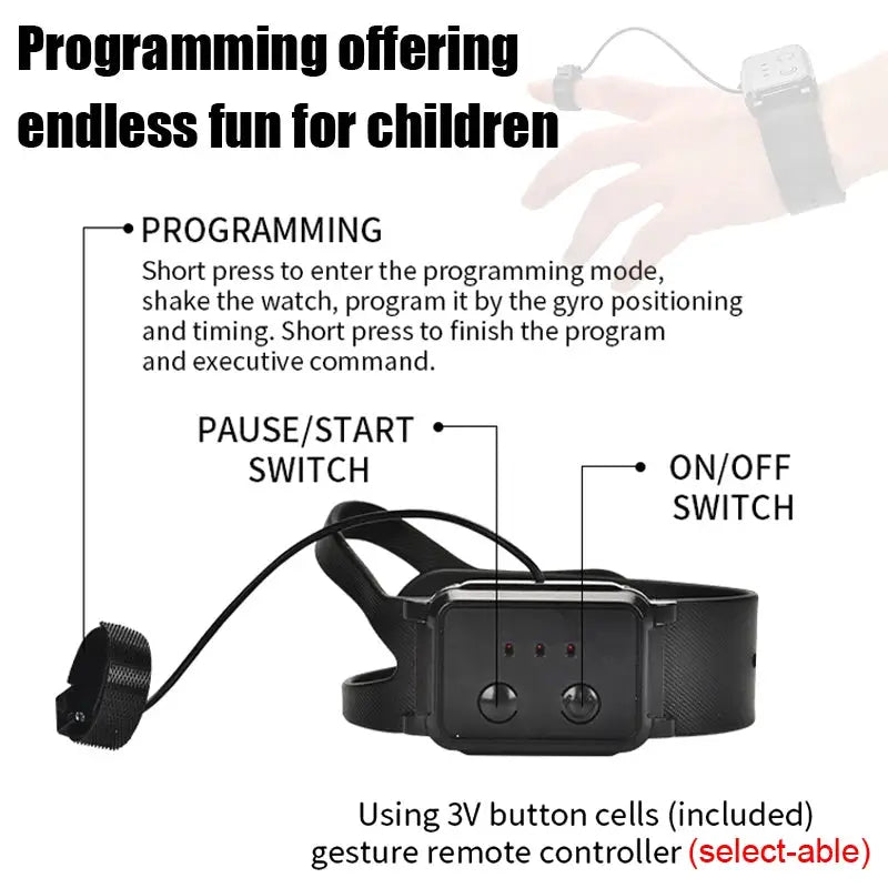 RC Robot 2.4G Radio Remote Control With Sound Watch Gesture Induction Sensor Intelligent Robot Car Model Kid Electronic Toy Gift by All Mart Bristol Ltd