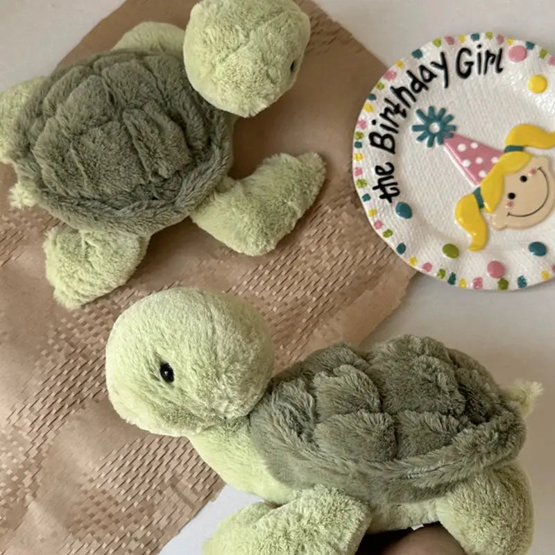 Realistic Tortoise Plush Toys Sea Turtle Soft Cute Animal Doll Stuffed Keyring Car Bag Children Gift by All Mart Bristol Ltd