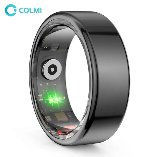 COLMI R02 Smart Ring Military Grade Titanium Steel Shell Health Monitoring IP68 & 3ATM Waterproof Multi-sport Modes by All Mart Bristol Ltd