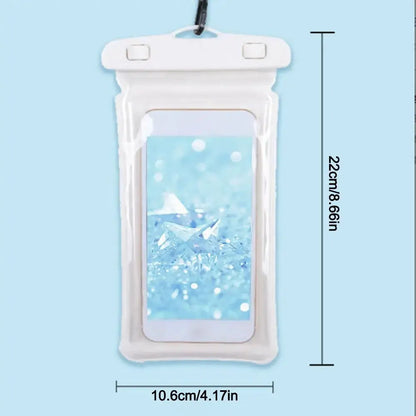Transparent Waterproof Phone Case Touch Screen Under 7.0 inches Mobile Phone Cover with Lanyard Phone Sealed Bag Swimming&Diving by All Mart Bristol Ltd