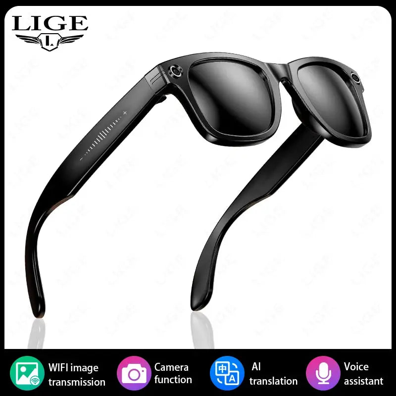 2025 New 8MP Camera Glasses Men Color-Changing AI Smart Bluetooth Glasses Photo Video Recording Waterproof Call Smart Sunglasses by All Mart Bristol Ltd