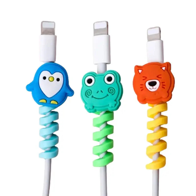 Cute Cable Protector Bites Wire Cable Organizer Winder Saver USB Charging Cable Data Line Earphones Cord Protector Cover by All Mart Bristol Ltd