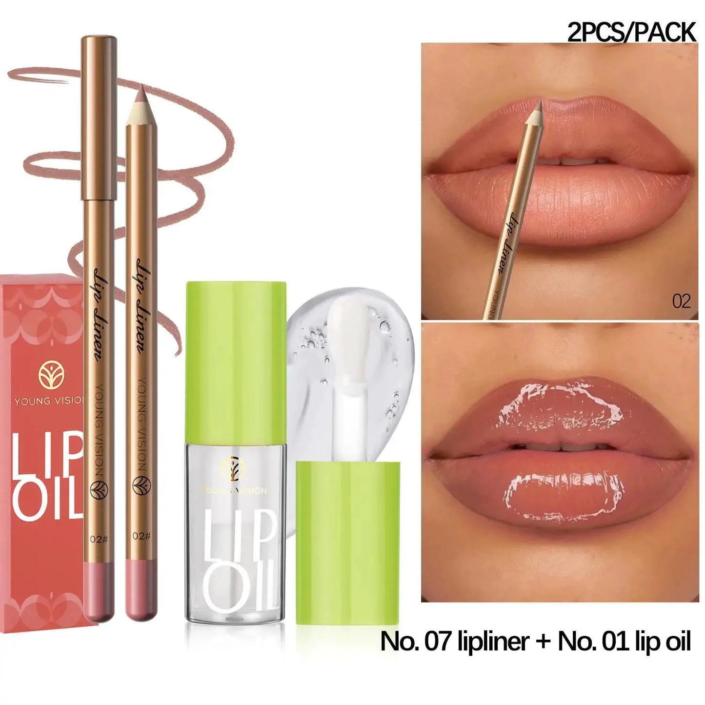 USHAS 12 Color Lip Liner + LIPSTICK Set Easy Coloring Matte Lipstick Long lasting nude red lipstick by All Mart Bristol Ltd