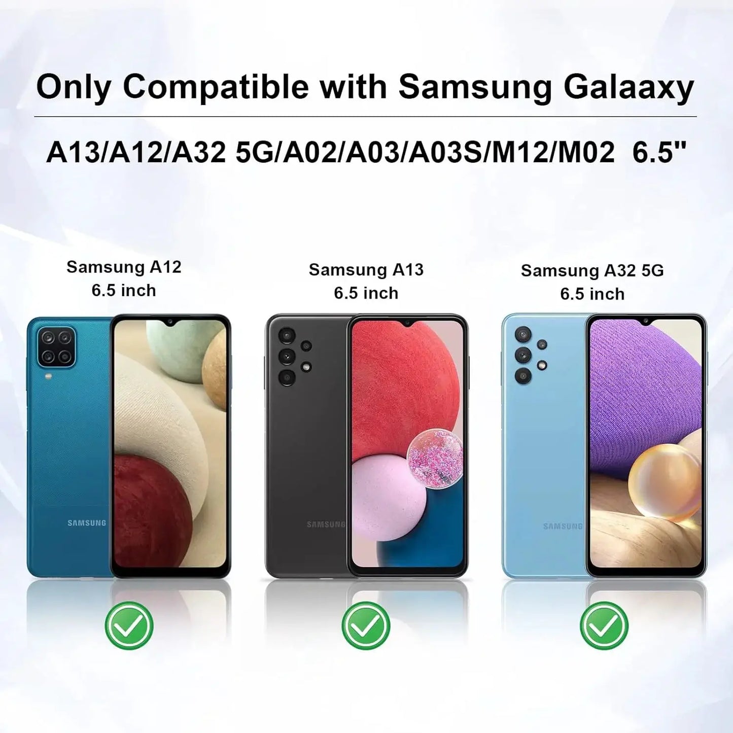 For Samsung Galaxy A12 A13 A32 5G Compatible Screen Protector, Anti-Scratch Screen Protector by All Mart Bristol Ltd