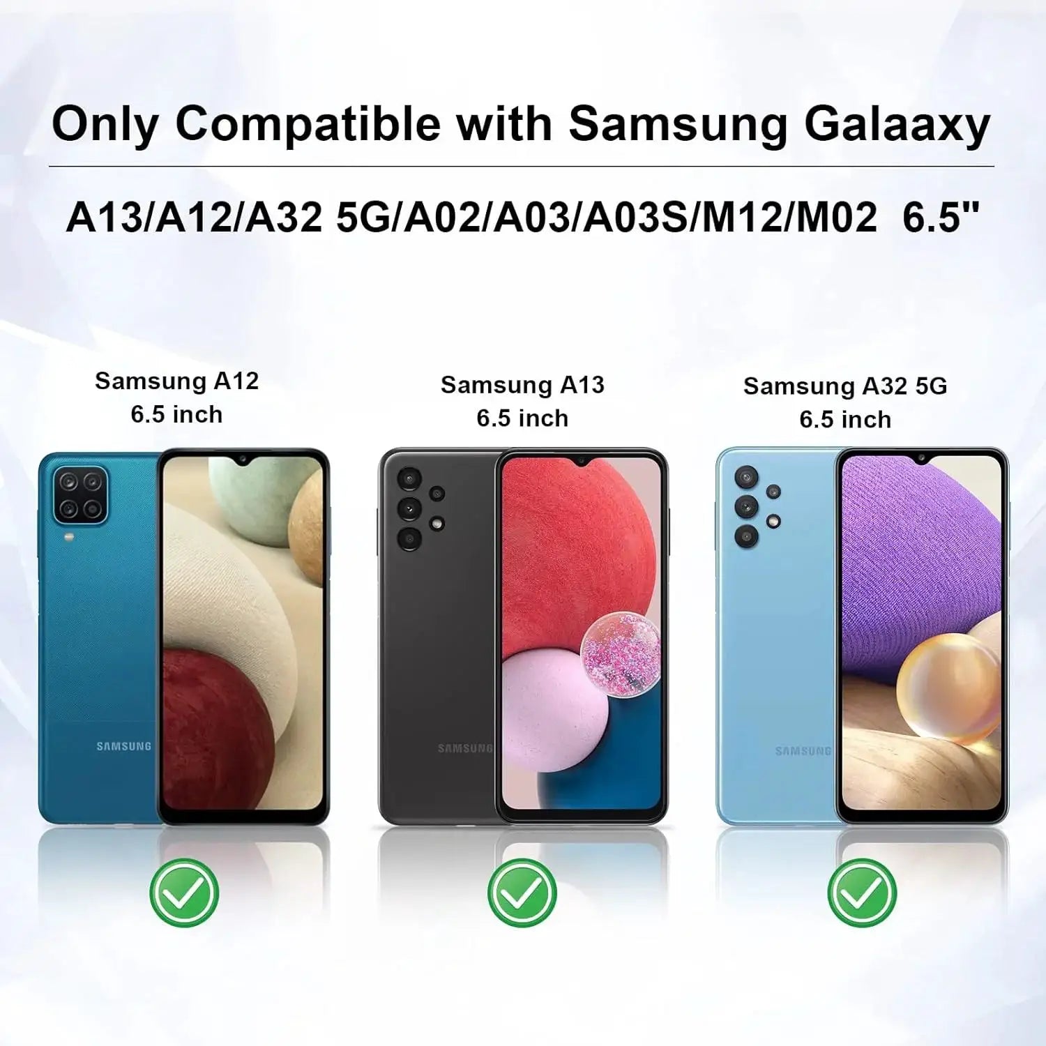 For Samsung Galaxy A12 A13 A32 5G Compatible Screen Protector, Anti-Scratch Screen Protector by All Mart Bristol Ltd