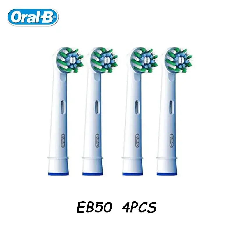 Original Oral B Replacement Brush Heads for Oral-B Rotating Electric Toothbrush Genuine Teeth Whitening Soft Bristle Refills by All Mart Bristol Ltd