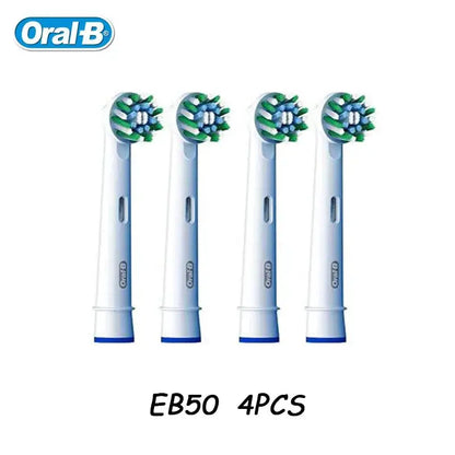 Original Oral B Replacement Brush Heads for Oral-B Rotating Electric Toothbrush Genuine Teeth Whitening Soft Bristle Refills by All Mart Bristol Ltd